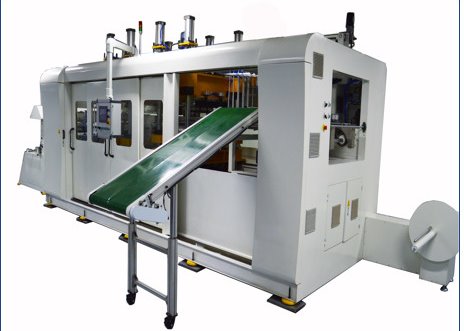 Buy 200mm Plastic Molding Equipment Three Section Lunch Box Fully Automatic at wholesale prices
