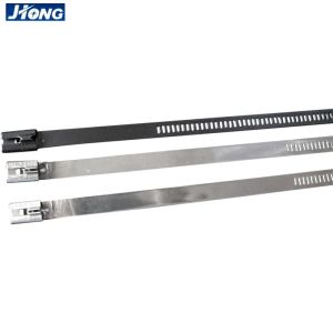 High Corrosion Resistant Stainless Steel Ladder Cable Ties For Electricty