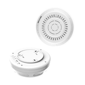 CE Certification Motion Detected Smoke Detector Nanny Camera White