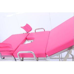 304SS Adjustable Hospital Bed Trolley For Patient Gynecology Examination