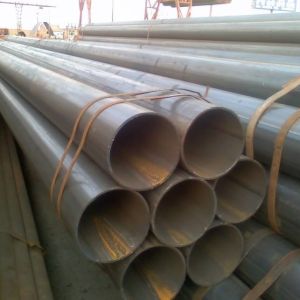 Straight Seam Longitudinal Q235b Carbon Steel Welded Pipe Od 195mm