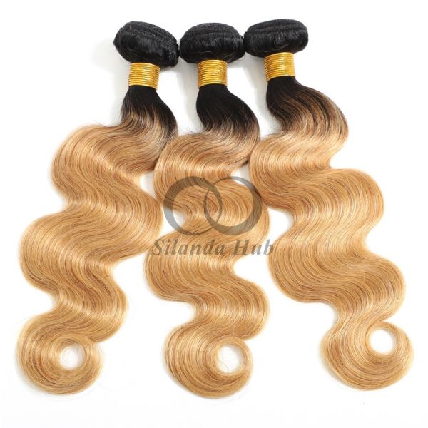 #T1B/27 Body Wave Remy Human Hair Bundles Sew In Weave Bundles Brazilian Bundle Deals