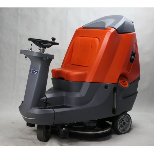 Low Noise Ride On Floor Scrubber Dryer With Cylindrical Brush Models