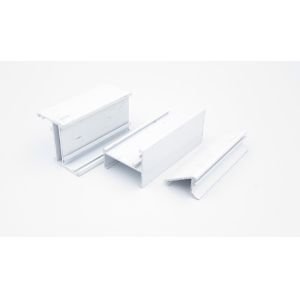 6000 Series Casement Window Profiles Rectangular Aluminium Extrusion