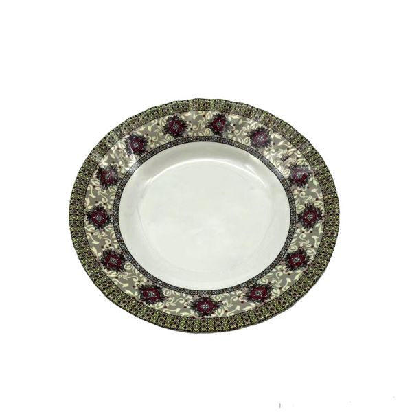 Buy High Quality 9" Melamine Salad Plate for Round and Deep Shape with Ripple at wholesale prices