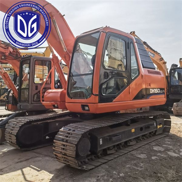 Used Doosan DH150-7 Crawler Excavator,15Ton Good Quality Hydraulic Excavator On