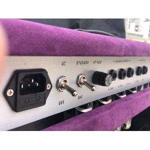Custom Grand Tube Amplifier Head Steel String Singer SSS 100 in Purple Color