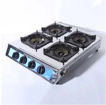 Factory Supply LPG Natural Gas Multi-Headed Gas Stove Commercial Four-eye Casserole Oven Gas Casserole Stove Wholesale