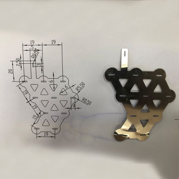 Buy Straight Piece Stamping Stainless Steel Parts 90 Degree Code 2.7mm Thickness at wholesale prices