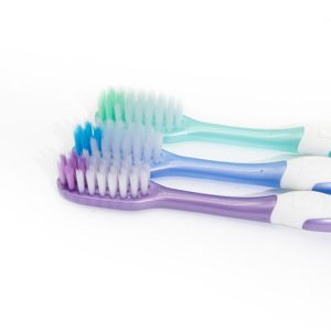 Hotel Disposable Plastic Toothbrushes With Soft Nylon 610 Bristles Customization