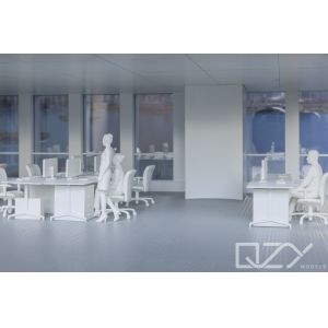 Sectional Detail Model Architecture 3D Printing 1/25 Scale KPF Huangpu Shanghai