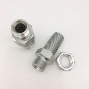 Bulkhead 60 Degree Seat Straight Pipe Thread Fittings