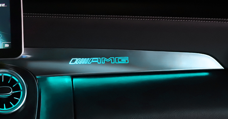 Auto LED Logo AMG DashBoard With Ambient Light For Mercedes Benz W205 X253 RHD