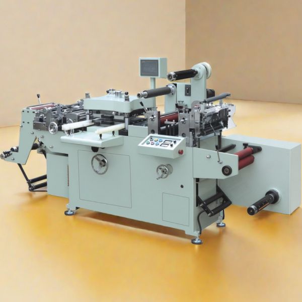 45m/Min Flat Bed Labels Full Automatic Die Cutting Machine Economical Hot Foil Stamp Emboss Film Laminate Hole Punching