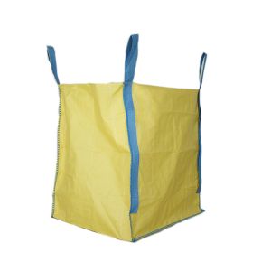 Quality Flat Bottom Design 1 Ton Bulk Bag Blue Liftings Founded Custom Size / Color for sale