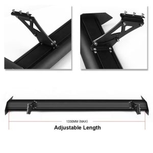Adjustable Wing Rear Spoiler Kit Car Modified Parts