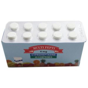Cyproheptadine Tablets 4mg sedating antihistamines durg, BP/USP GMP