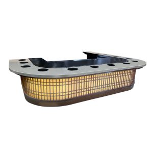 Commercial Teppanyaki Grill Table with Hot Pot 8000W 380V