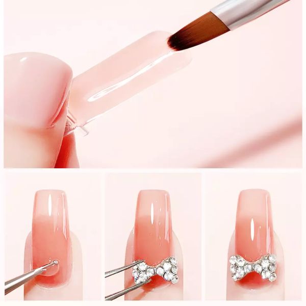 OEM Nail Supplies Clear Pink Colors 30ml Nails Art Extension Gel Varnish Private Label Soak Off Quick Acrylic Poly Gel Polish