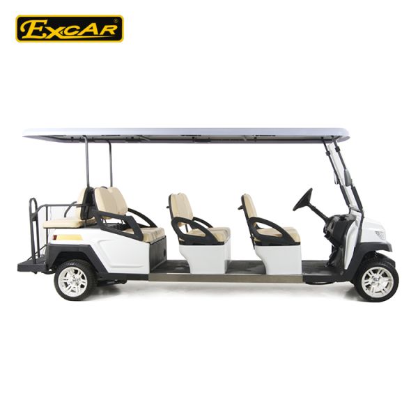 ISO Approved Electric Sightseeing Car 48V Trojan Battery Electric Passenger Car