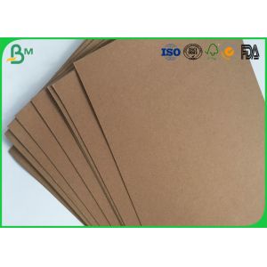 Water Resistant / Waterproof Brown Kraft Paper Roll 200gsm 250gsm For Packaging