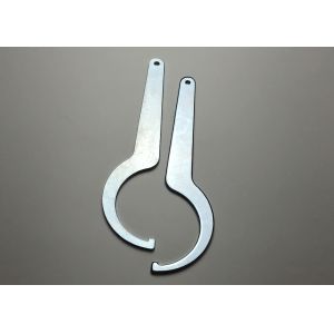 Galvanized Steel Bending Fishing Rod Spanner Metal Stamping Parts With Laser