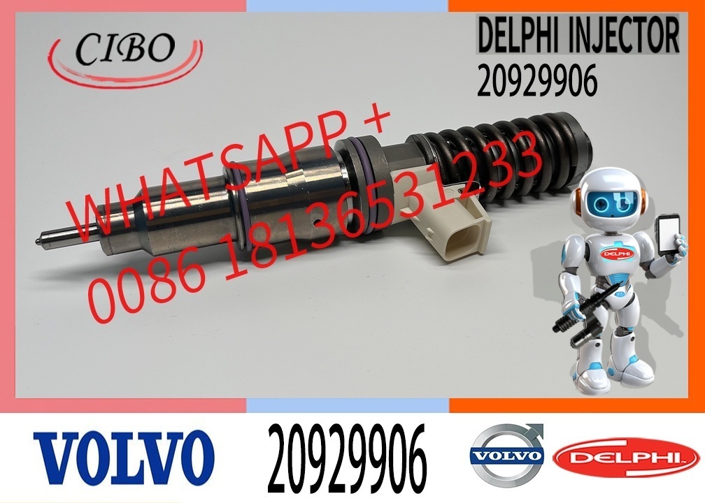 REMAN 1677154 Fuel Injector Assembly For Excavator Part Number 20929906