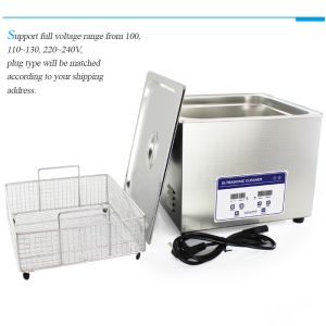 360w Electronics Industrial Digital Ultrasonic Cleaner Machinery For Hardware