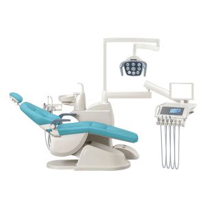 China Noiseless Motor Sanitary Leather Cushion Dental Chair on sale