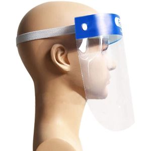 Elastic Band Uv Protective Face Shield Maximum Visibility Adjustable Size
