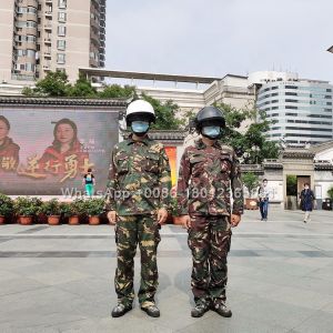 AI Thermal Imaging Policy Smart Temperature Measuring Helmet