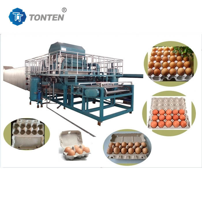 Quality Waste Paper Recycle Egg Tray Making Machine Paper Pulp Molding Machine for sale