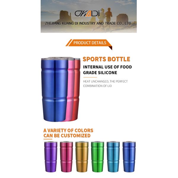 Hot selling 720ml Eco friendly Stainless Steel Vacuum Flask Outdoor Mug with Transparent Lid