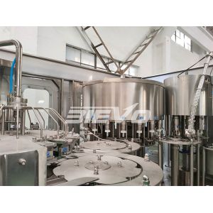 6000bph 3 In 1 5.6KW Water Bottles Filling Machine