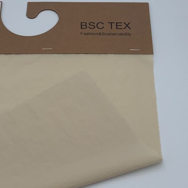 Buy Full Dull 40D Taffeta Crinkle Recycled Ripstop Nylon Fabric 65gsm at wholesale prices