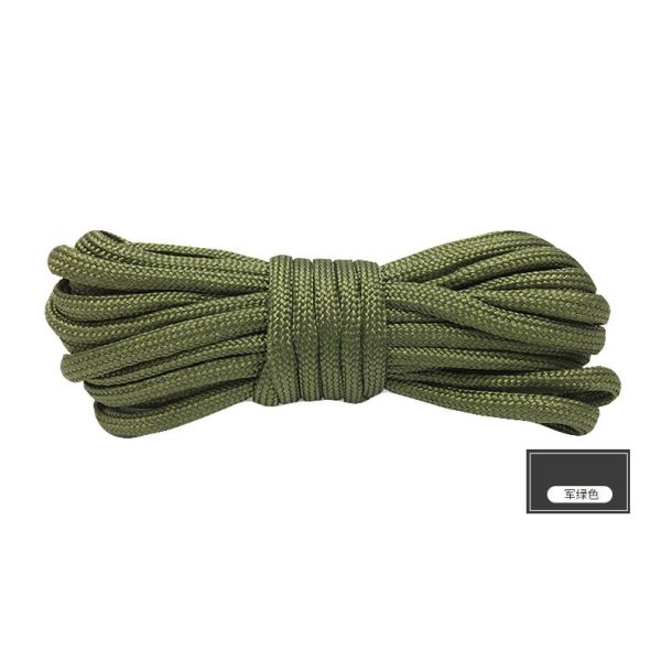 Colorful Orange Nylon Rope ISO9001 Double Braided Polyester Rope