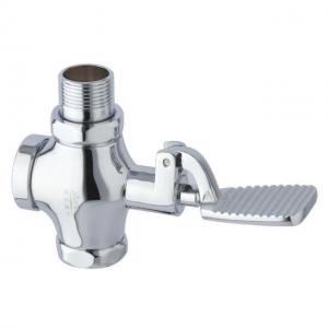 Quality Exposed Self Closing Flush Valve With Foot - Pedal For Squat Type Toilet for sale