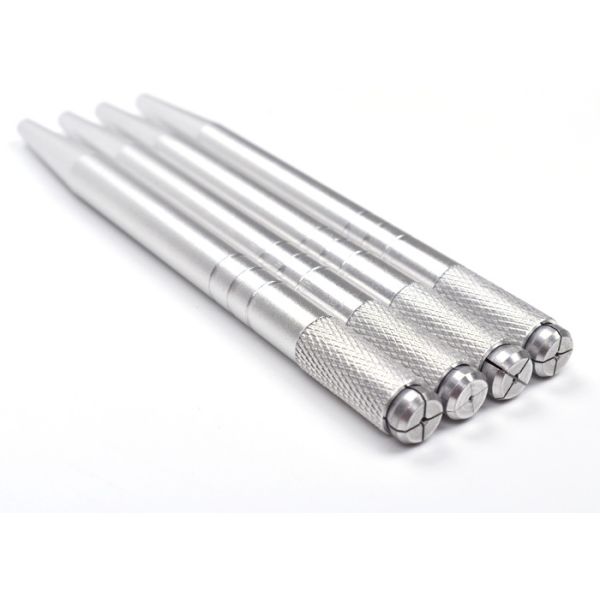 Platinum Microblading Tattoo Eyebrow Pen for Permanent Make Up Light Weight Design with Lock pin Tech