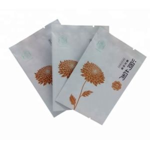 Wholesale custom printed empty tea sachet bag heat seal tea packaging bags