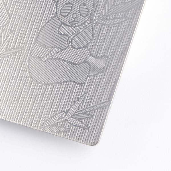 0.3mm Thickness Embossed Stainless Steel Sheet For Architectural Unique Striking