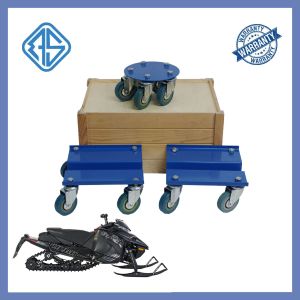 H Steel Snowmobile Wheel Dollies 1500LBS Heavy Duty Mover Stamping