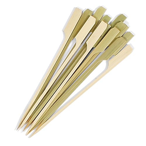 Buy Eco-friendly Natural Bamboo Smooth Flat Kebab Skewer at wholesale prices