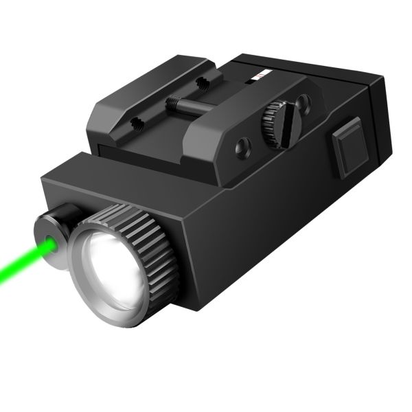 Buy Pistol / Handgun Green Laser Beam IPX4 Waterproof 800 Lumens Flashlight at wholesale prices
