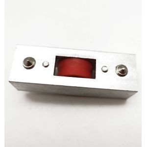 Aluminum Sliding Window Roller 1.0mm Thick Adjustable Nylon Wheel