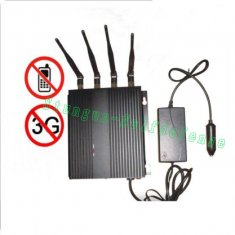 Quality 808F1 Car use cell phone GSM+3G signal jammer/blocker for sale