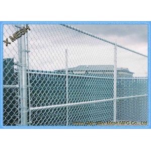 11.5 Ga (0.11") Us Standard Galvanized black chain link fence