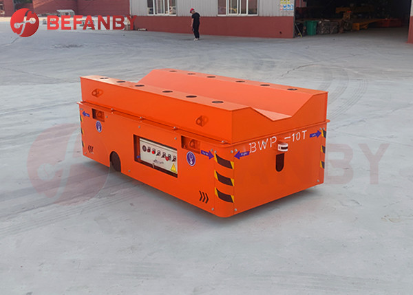 20 Ton Coil Transfer Cart On Cement Floor