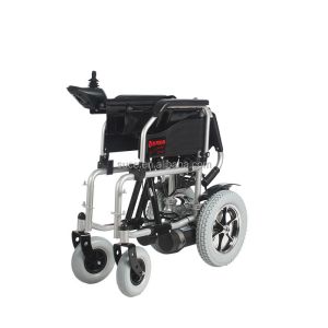 China Foldable power electric wheelchair for elderly