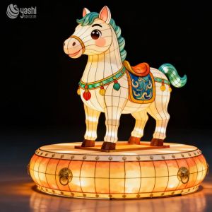 Chinese Traditional Festival Handmade Lanterns Zodiac Animal Sculptures Lanterns