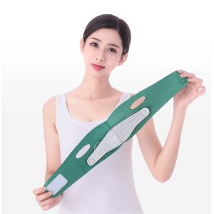 Washable V Line Elastic Face Slimming Bandage Infrared Fabric Material